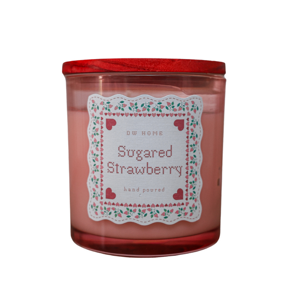 Sugared Strawberry Candle