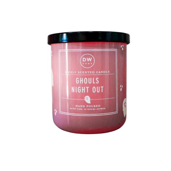 Ghouls Night Out Medium Candle - Glow in the dark