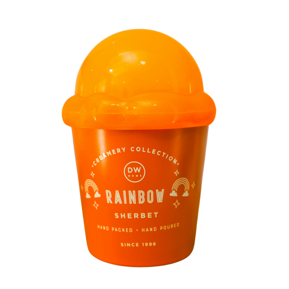 Rainbow Sherbet - Ice Cream Shaped Candle