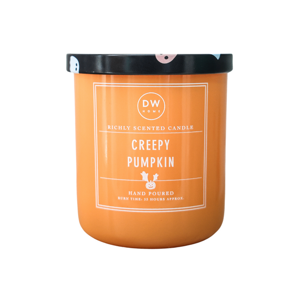 Creepy Pumpkin Medium Candle
