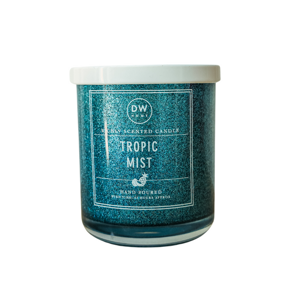 Tropic Mist - Glitter Glass Candle