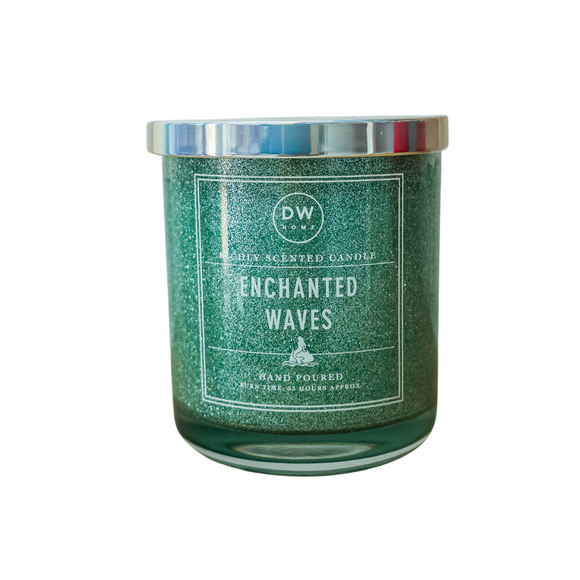 Enchanted Waves - Glitter Glass Candle