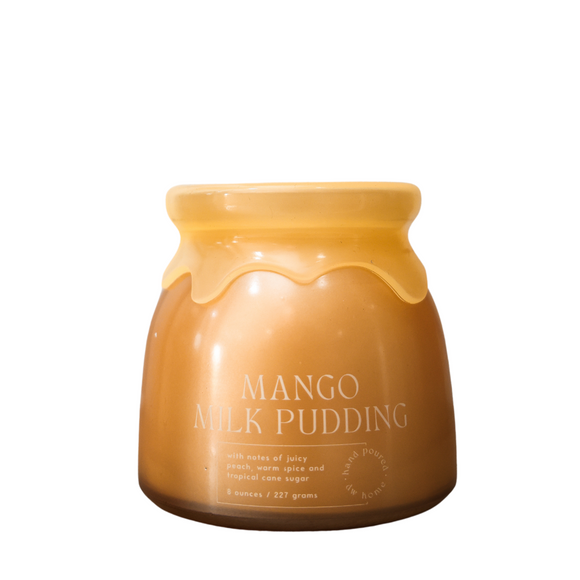 Mango Milk Pudding Jar Candle