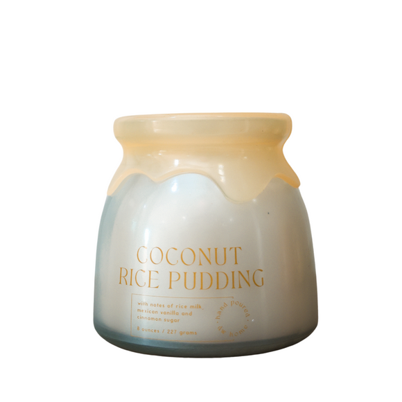 Coconut Rice Pudding Jar Candle