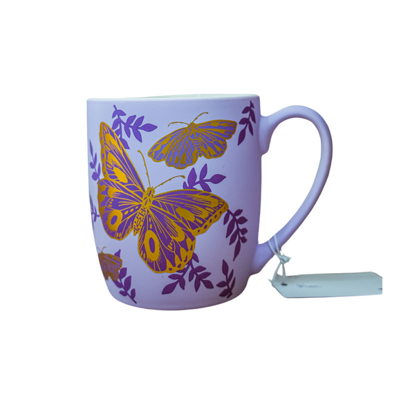 Purple Butterfly Mug