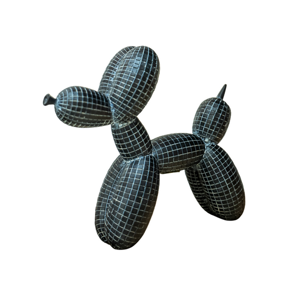 Black Squared Ballon Dog Decor | #NVLTS