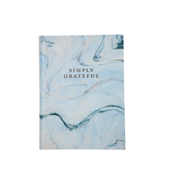 Simply Grateful - Shades of Blue Guided Journal