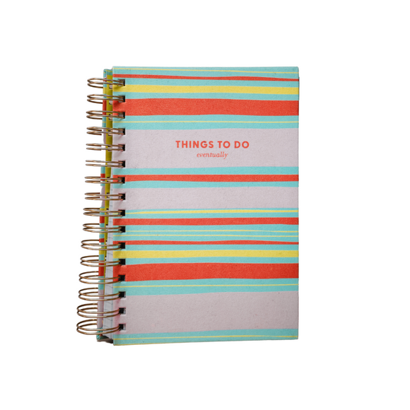 Things To Do Eventually - Multicolored Journal
