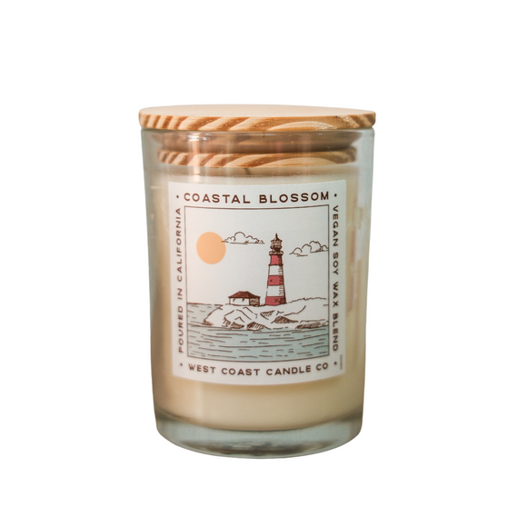 Coastal Blossom Medium Candle