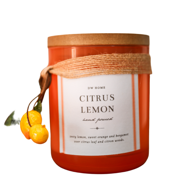 Citrus Lemon Medium Candle