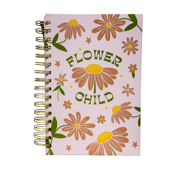Flower Child Lined Journal