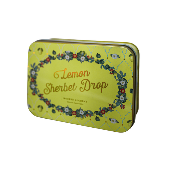 Lemon Sherbet Drop Tin Candle