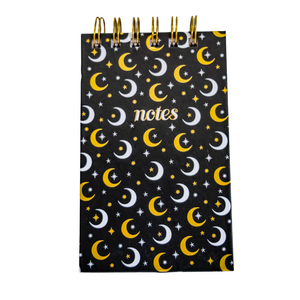Stars & Moon Small Notepad with Pen